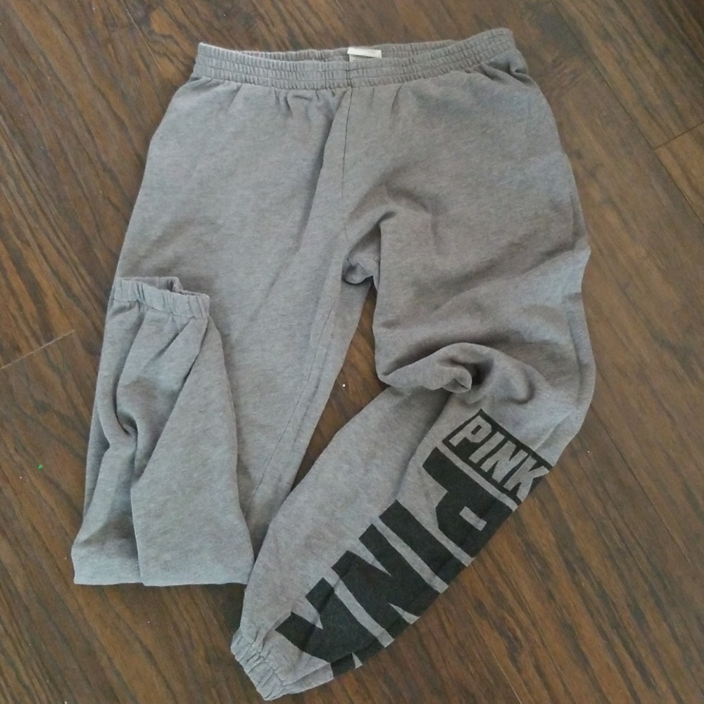 Pink sweatpants